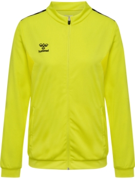 Preview: Damen Hummel Authentic Zip Jacket - Blazing yellow